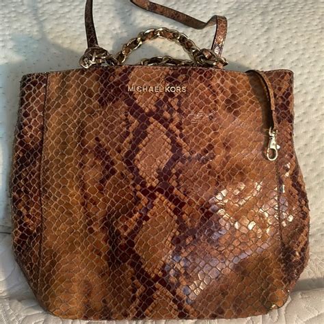 sac michael kors grand|michael kors snakeskin bag.